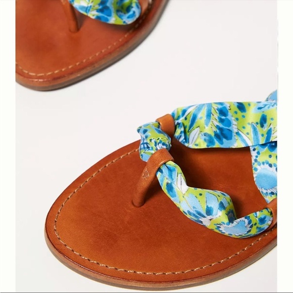 Anthropologie Scarf Gladiator Sandals - Picture 5 of 6